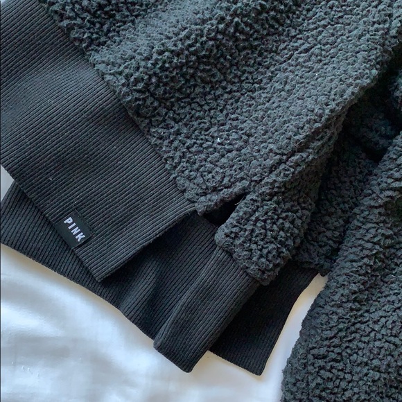 Pink Sherpa Half Zip - Picture 3 of 5